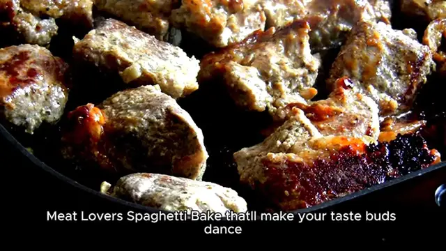 Video thumbnail for Meat Lovers Spaghetti Bake Recipe