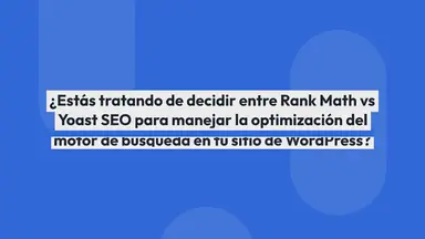 'Video thumbnail for Rank Math vs Yoast SEO: ¿Cuál Es Mejor Para El SEO? (Edición 2024)'
