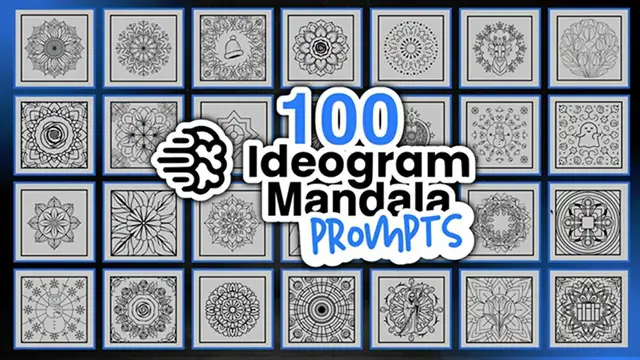 Video thumbnail for 100 FREE Ideogram Mandala Prompts
