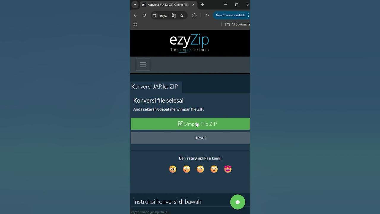 Video thumbnail for 📦 Konversi JAR ke ZIP di Browser Anda | Tidak Perlu Instalasi Perangkat Lunak