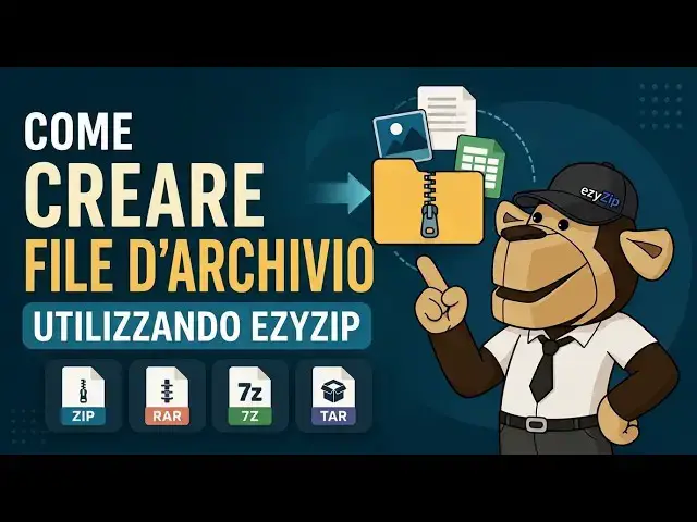 Video thumbnail for 📦 Come Creare un File di Archivio con EzyZip Online Gratis | Senza Installare Software