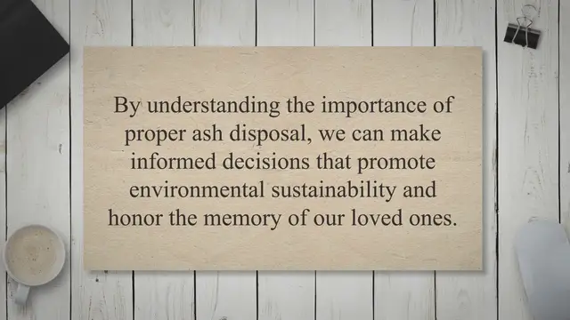 'Video thumbnail for From Myths to Best Practices: Properly Disposing of Human Ashes - Debunking, Alternatives, and Environmentally Friendly Tips'