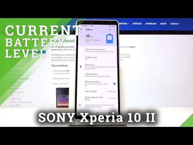 Video thumbnail for How to Activate Battery Percentage on SONY Xperia 10 II – Battery Settings