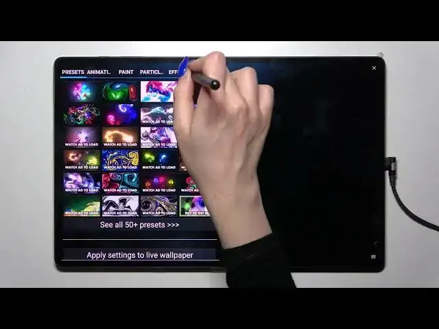 Video thumbnail for Samsung Galaxy Tab S8 Ultra - How To Download And Apply Live Wallpaper ( Magic Fluids Free )