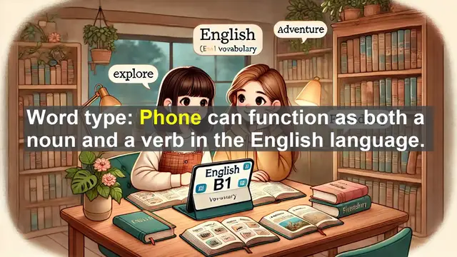 Video thumbnail for 2500 Must Know CEFR B1 Vocabulary - The Word 'Phone': More Than Just a Device
