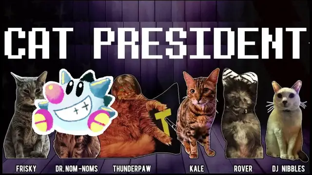 Video thumbnail for Let's Play Cat President: Visual Novel for JPEGs of cats!