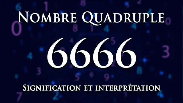 Video thumbnail for 🌀 INTERPRÉTATION DU NOMBRE 6666 : numérologie et message angélique