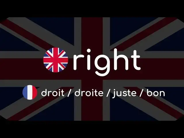 'Video thumbnail for Comment prononcer « right » en anglais'