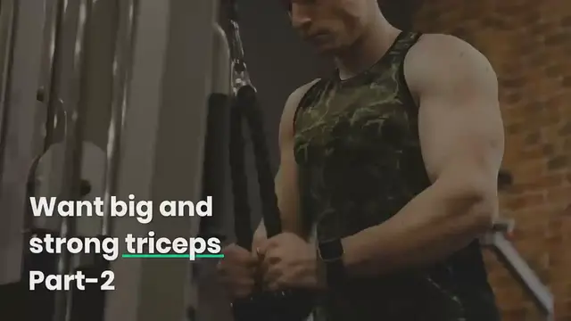 Video thumbnail for Top 3 exercises to grow your triceps | Part 2