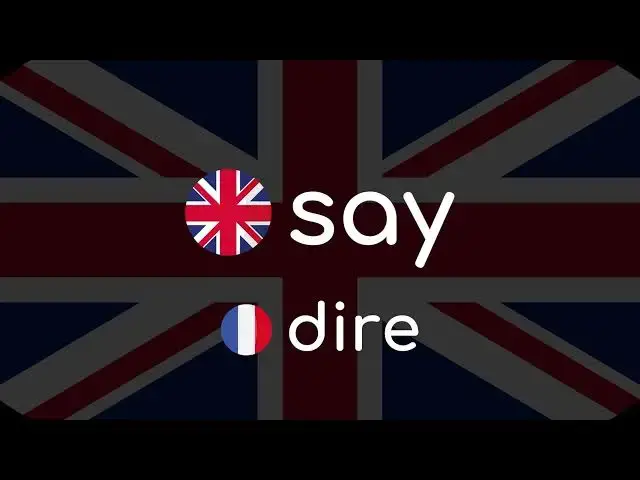 Video thumbnail for Comment prononcer « say » en anglais