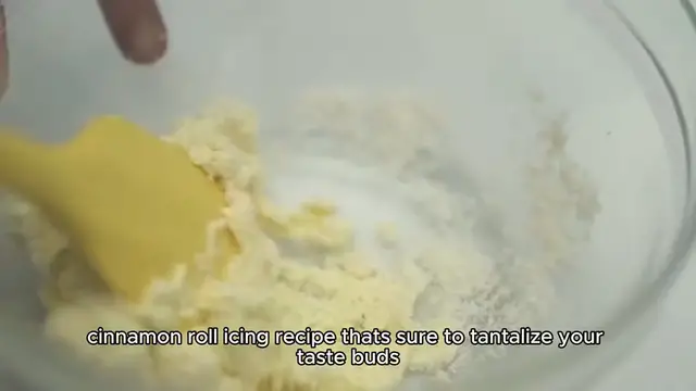 'Video thumbnail for Cinnamon roll icing recipe'