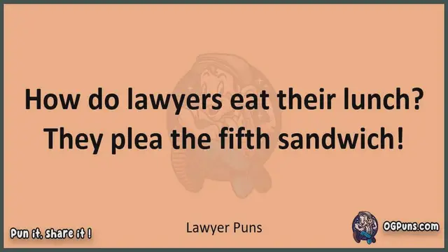 Video thumbnail for Lawyer - Jokes, Puns, Wordplays, and Laughter