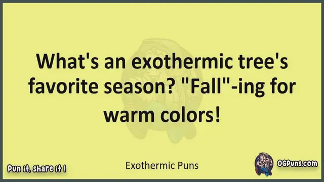 Video thumbnail for Exothermic - Jokes, Puns, Wordplays, and Laughter