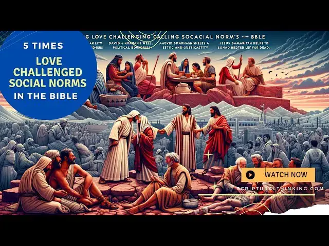 Video thumbnail for 5 Times in the Bible Love Challenged Social Norms