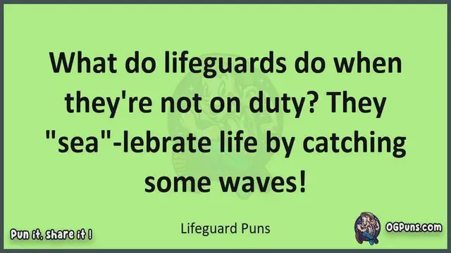 Video thumbnail for Lifeguard - Jokes, Puns, Wordplays, and Laughter