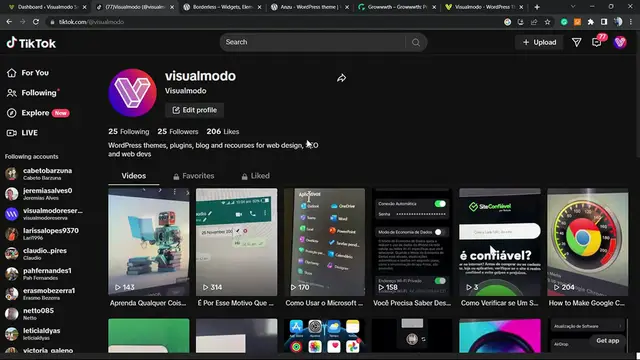 Video thumbnail for How To Embed Your Entire TikTok Feed In Your WordPress Website for Free_