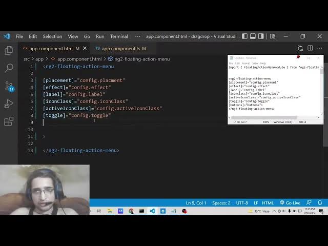 Video thumbnail for Angular 13 ng2-floating-action-menu Example to Create Floating Side Popup Social Menu in TypeScript
