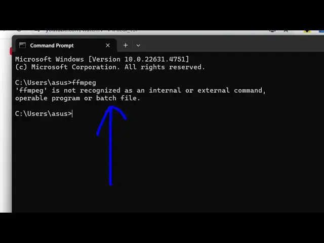 Video thumbnail for [SOLVED] FFMPEG is not recognized as an internal and external command in Terminal Error (Fixed)