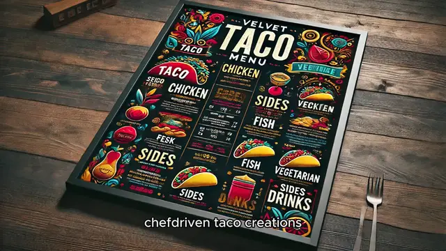 Video thumbnail for Velvet Taco Menu Prices