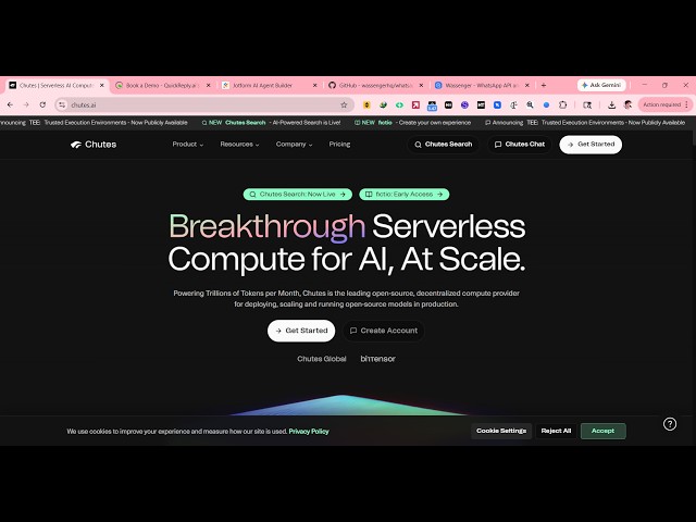 Video thumbnail for This Chutes.ai Website is INSANE Gives FREE API Keys/Credits to All AI Models (OpenAI,Claude & Qwen