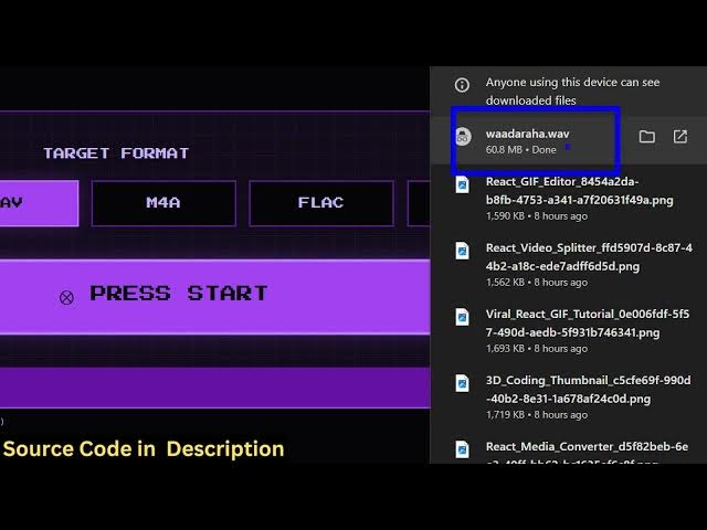 Video thumbnail for Build a React.js Client Side Offline Video & Audio Converter & Encoder in Browser Using FFMPEG WASM