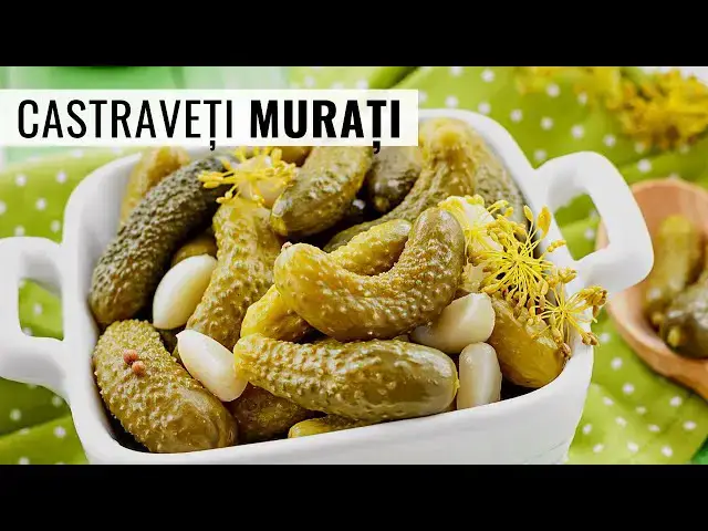 Video thumbnail for Rețeta de castraveți murați în saramură. Țin toată iarna și rămân crocanți | Bucate Aromate