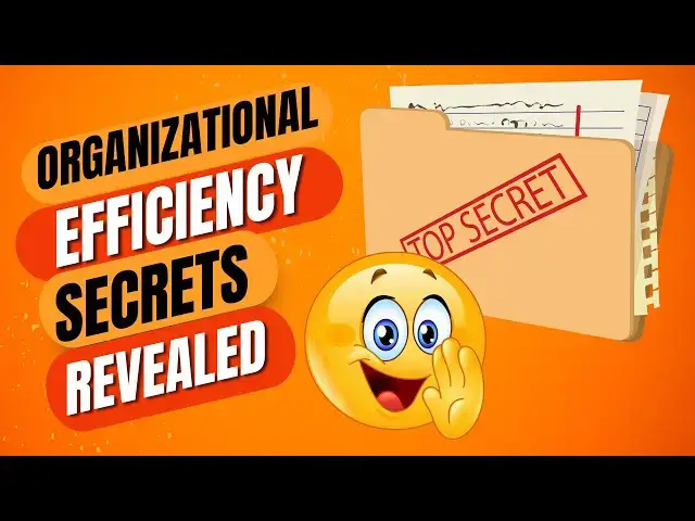 'Video thumbnail for Organizational Efficiency and Effectiveness - Secrets Revealed'