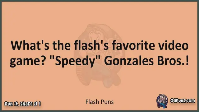 Video thumbnail for Flash - Jokes, Puns, Wordplays, and Laughter