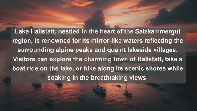 Video thumbnail for Alpine Serenity: Top 10 Famous Lakes in Austria