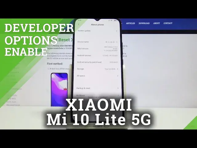 'Video thumbnail for How to Activate Developer Options in XIAOMI Mi 10 Lite 5G – Developer Settings'