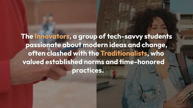 Video thumbnail for Tension between rival student factions