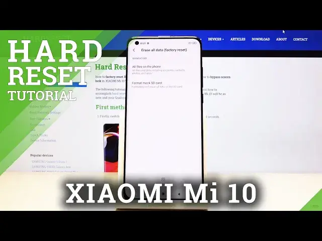 'Video thumbnail for How to Hard Reset Xiaomi Mi 10 – Factory Data Reset'