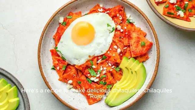 Video thumbnail for Chilaquiles recipe
