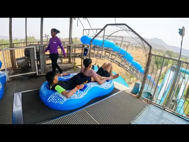 Video thumbnail for Master Blaster Water Slides at Wet N Joy Water Park Lonavala | THRILL RIDES - Aqua Water Park