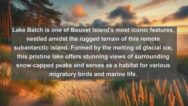 Video thumbnail for Exploring the Enchanting Lakes of Bouvet Island: Top 10 Must-See Destinations!