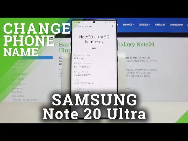 'Video thumbnail for How to Change Device’s Name in SAMSUNG Galaxy Note 20 Ultra – Rename Device'