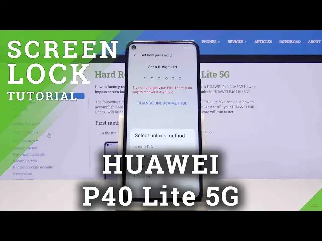 'Video thumbnail for How to Add Screen Lock Method in Huawei P40 Lite 5G - Set Up Screen Lock'