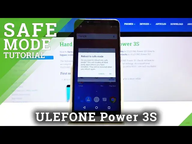 'Video thumbnail for How to Enter Safe Mode in ULEFONE Power 3S – Disable Third-party Apps'