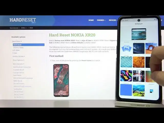 Video thumbnail for Stock Wallpapers on NOKIA XR20 – Default Wallpapers