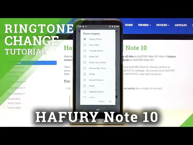'Video thumbnail for How to Change Ringtone on HAFURY Note 10 – Set a New Ringtone'