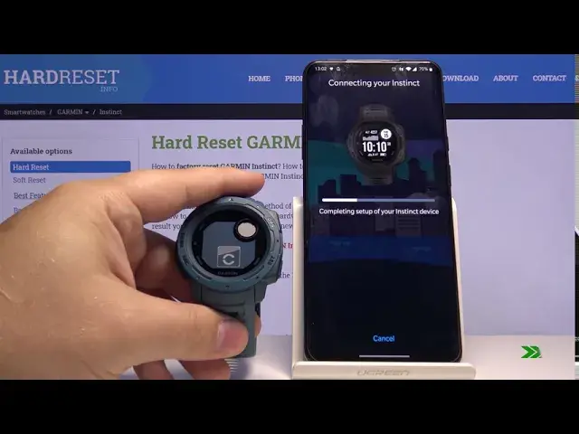 Video thumbnail for How to Pair GARMIN Instinct with Phone – Set Up / Connect