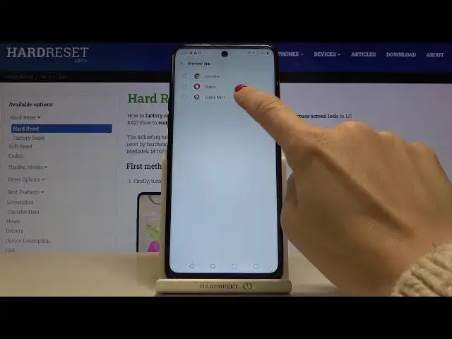 'Video thumbnail for How to Choose Default Browser – Default Apps List on LG K42'