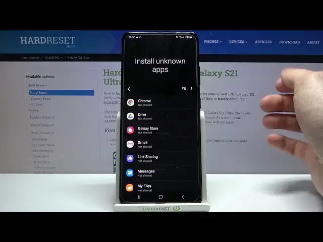 'Video thumbnail for How to Activate Unknown Sources in SAMSUNG Galaxy S21 Ultra – Allow App Installation'