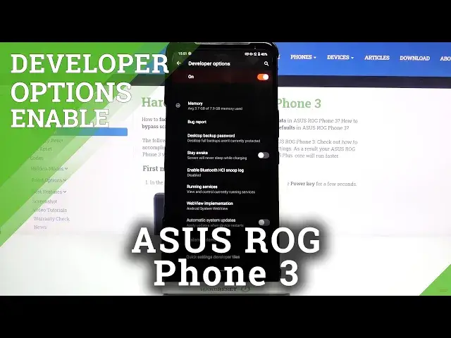 Video thumbnail for How to Enter Developer Options in ASUS ROG Phone 3 – Find Advanced Developer Settings