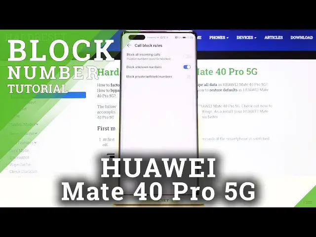 Video thumbnail for How to Block Number on HUAWEI Mate 40 Pro – Block Unwanted Calls