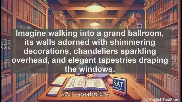 Video thumbnail for 5000 Must Know SAT Vocabulary - SAT Vocabulary: Understanding and Using 'Bedeck'