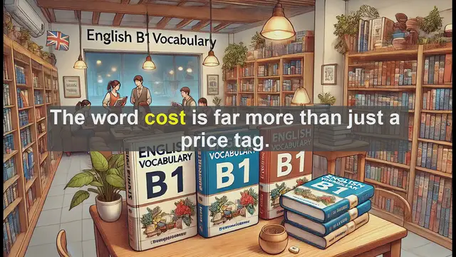 Video thumbnail for 2500 Must Know CEFR B1 Vocabulary - Understanding 'Cost': More Than Just a Price Tag