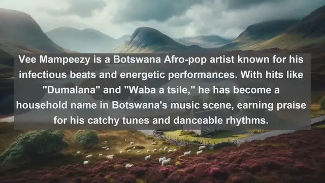 Video thumbnail for Botswana's Musical Mavericks: Top 10 Famous Singers in Botswana