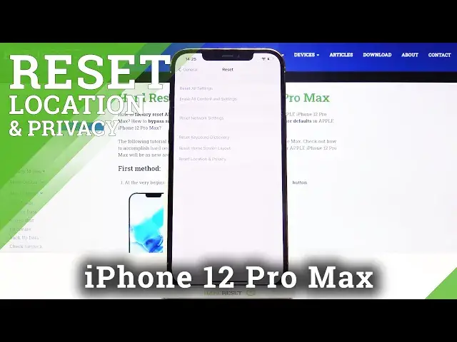 'Video thumbnail for How to Reset Location and Privacy on iPhone 12 Pro Max'
