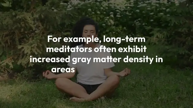 Video thumbnail for The Effects Of Meditation On The Brain